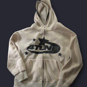 Women's Cream and Tan Jacket